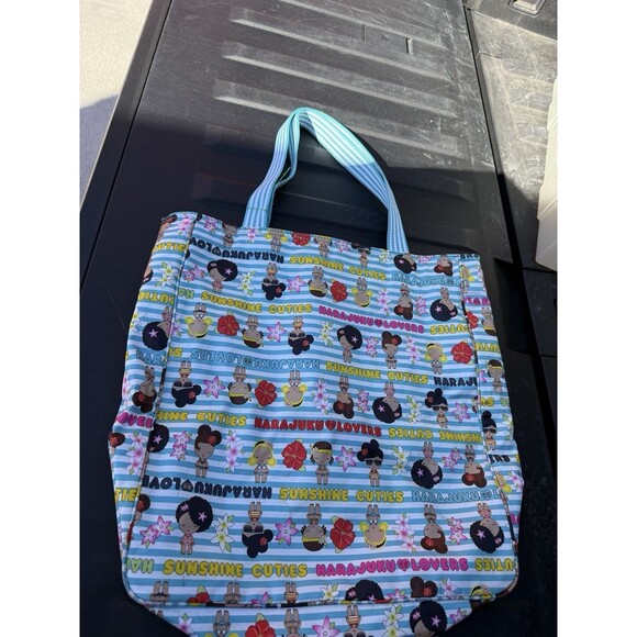 Harajuku Tote bag with pocket inside - Picture 1 of 16
